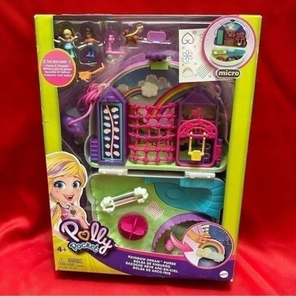 Polly Pocket Rainbow Dream purse bag